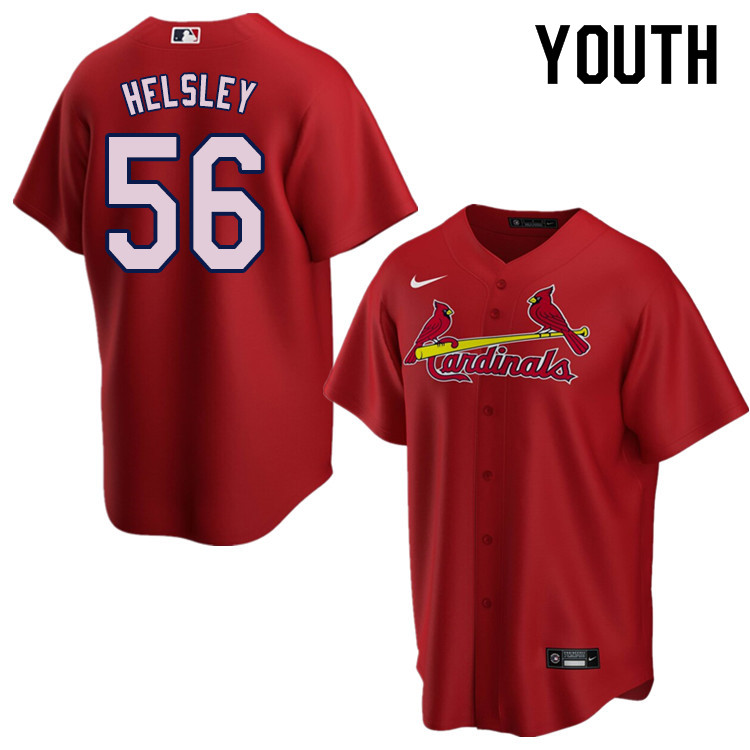 Nike Youth #56 Ryan Helsley St.Louis Cardinals Baseball Jerseys Sale-Red